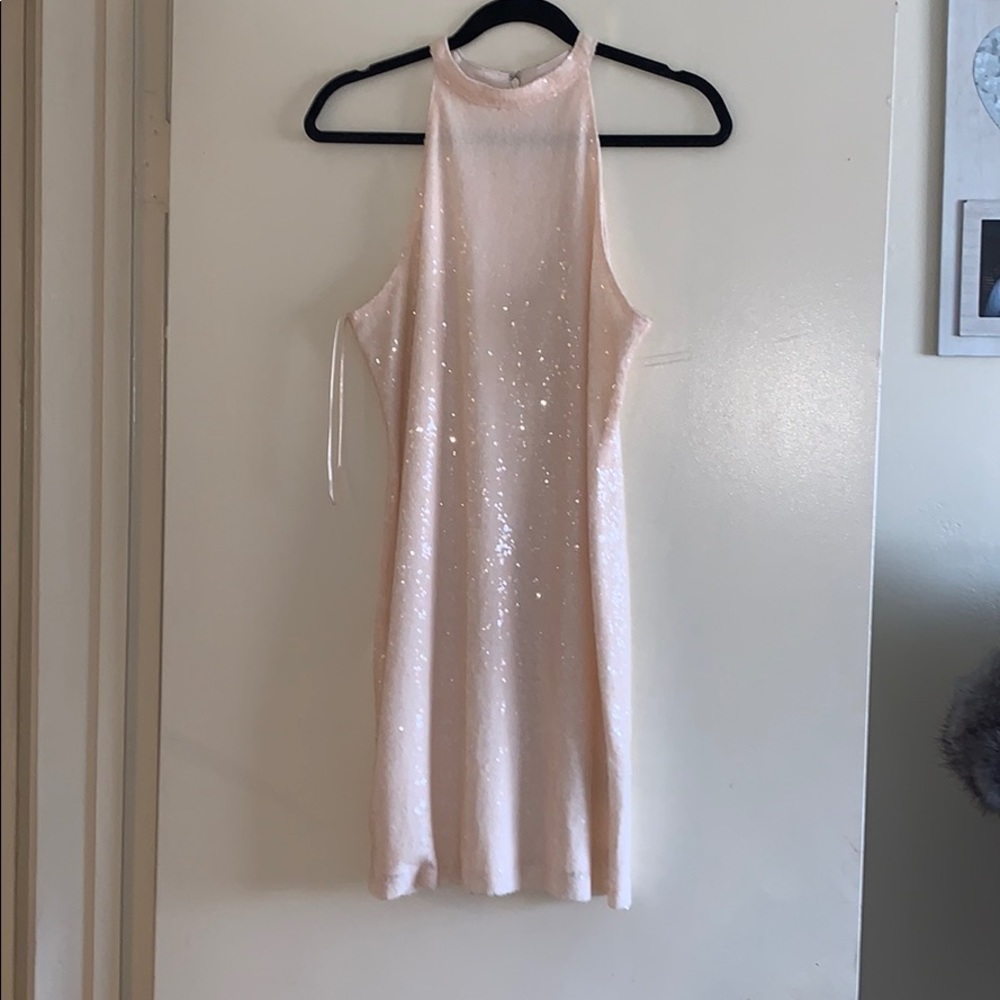 Light pink party dress